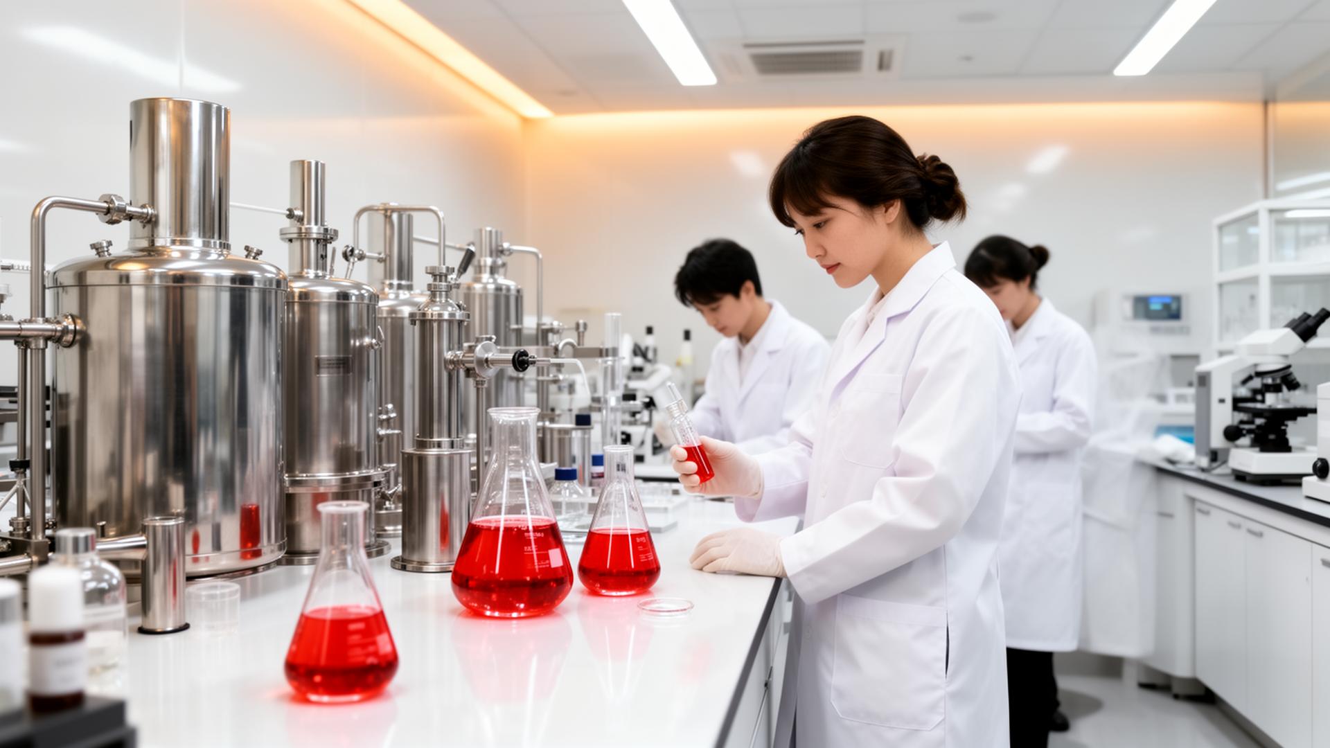 Lotus Red R&D laboratory in Korea